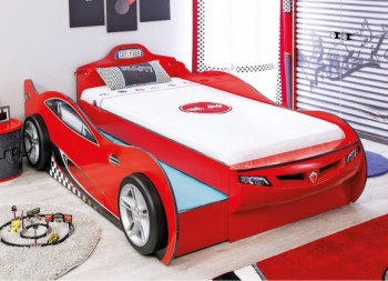 CARBED Кровать-машина Coupe с выдвижной кроватью Red 20.03.1306.00 в Мошково - moshkovo.mebel54.com | фото