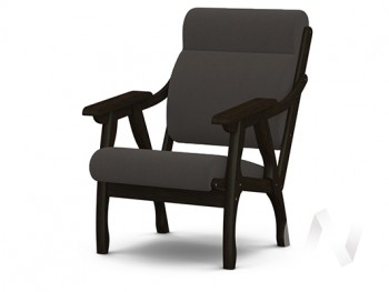 Кресло Вега-10 (венге лак/ULTRA GRAFIT) в Мошково - moshkovo.mebel54.com | фото